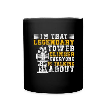 Grimpeurs industriels Tours Grimpeurs industriels - Mug uni - noir - Devant