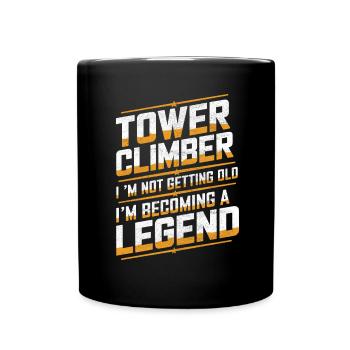 Industrial Climbers Tower Climbers Industrial Climbing - Full Colour Mug - black - Front