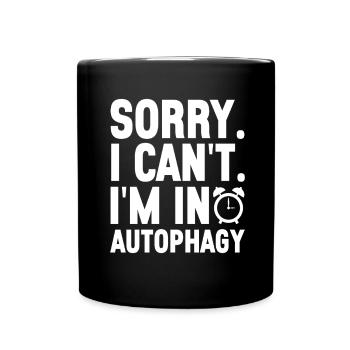Intermittent fasting Intermittent fasting - Full Colour Mug - black - Front