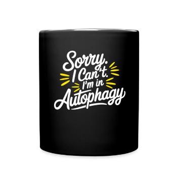 Intermittent fasting Intermittent fasting - Full Colour Mug - black - Front