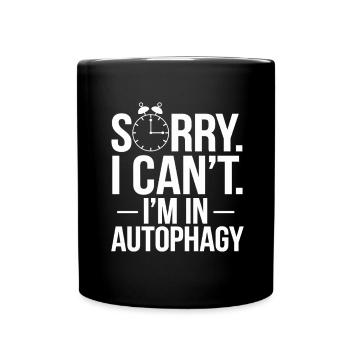 Intermittent fasting Intermittent fasting - Full Colour Mug - black - Front