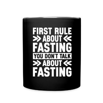Intermittent fasting Intermittent fasting - Full Colour Mug - black - Front