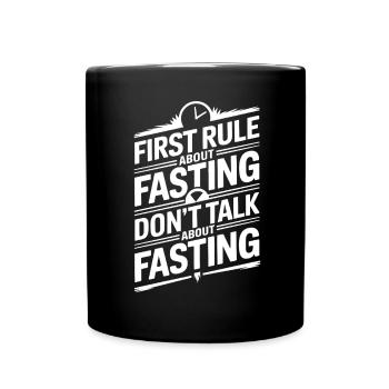 Intermittent fasting Intermittent fasting - Full Colour Mug - black - Front