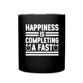 Intermittent fasting Intermittent fasting - Full Colour Mug - black - Front