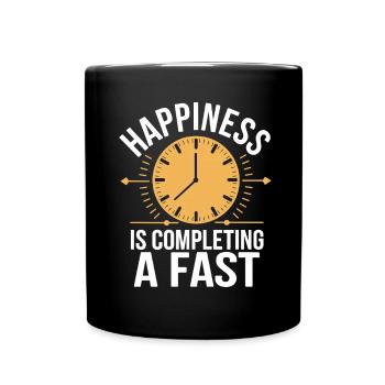 Intermittent fasting Intermittent fasting - Full Colour Mug - black - Front