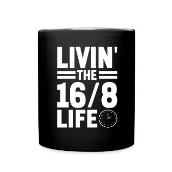 Jeûne intermittent Jeûne intermittent - Mug uni - noir - Devant