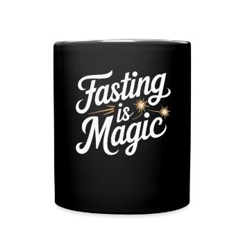 Intermittent fasting Intermittent fasting - Full Colour Mug - black - Front