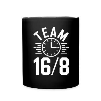 Jeûne intermittent Jeûne intermittent - Mug uni - noir - Devant