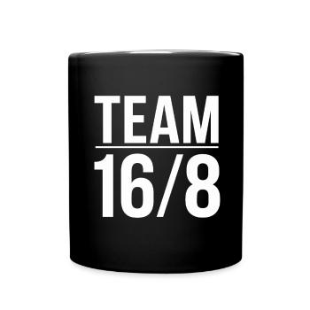 Jeûne intermittent Jeûne intermittent - Mug uni - noir - Devant