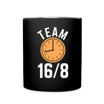 Jeûne intermittent Jeûne intermittent - Mug uni - noir - Devant
