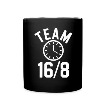 Jeûne intermittent Jeûne intermittent - Mug uni - noir - Devant