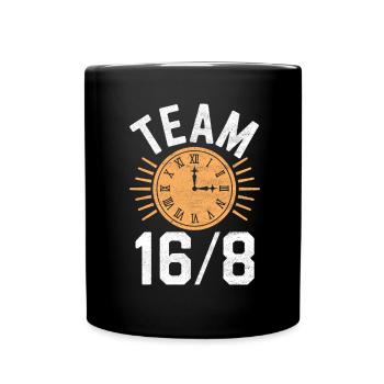 Jeûne intermittent Jeûne intermittent - Mug uni - noir - Devant