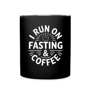 Intermittent fasting Intermittent fasting - Full Colour Mug - black - Front