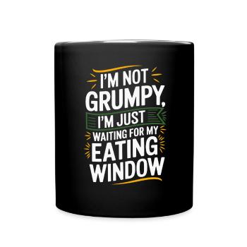Intermittent fasting Intermittent fasting - Full Colour Mug - black - Front
