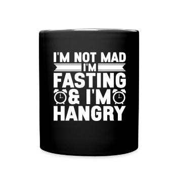 Intermittent fasting Intermittent fasting - Full Colour Mug - black - Front