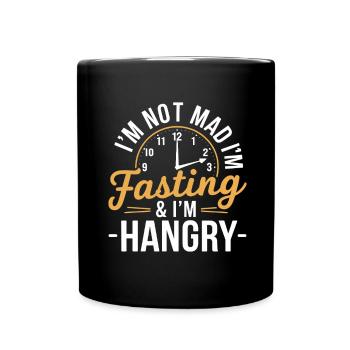 Intermittent fasting Intermittent fasting - Full Colour Mug - black - Front