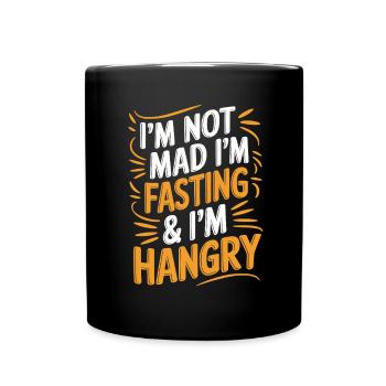 Intermittent fasting Intermittent fasting - Full Colour Mug - black - Front