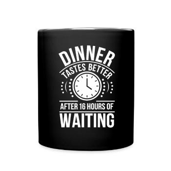 Intermittent fasting Intermittent fasting - Full Colour Mug - black - Front