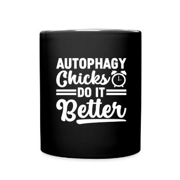 Intermittent fasting Intermittent fasting - Full Colour Mug - black - Front