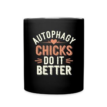 Intermittent fasting Intermittent fasting - Full Colour Mug - black - Front