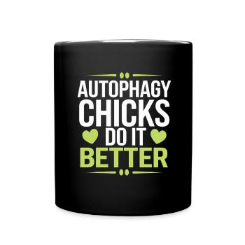 Intermittent fasting Intermittent fasting - Full Colour Mug - black - Front