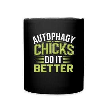 Intermittent fasting Intermittent fasting - Full Colour Mug - black - Front