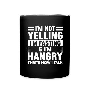 Intermittent fasting Intermittent fasting - Full Colour Mug - black - Front