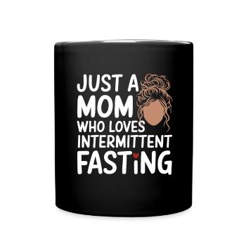 Intermittent fasting Intermittent fasting - Full Colour Mug - black - Front