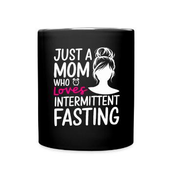 Jeûne intermittent Jeûne intermittent - Mug uni - noir - Devant