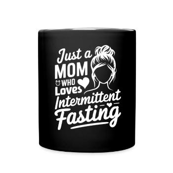 Intermittent fasting Intermittent fasting - Full Colour Mug - black - Front