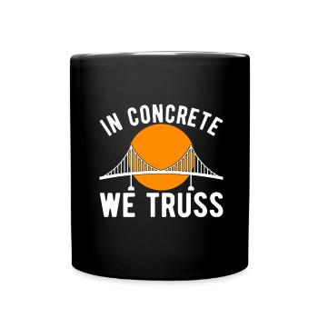 Bridge Engineer Bridge Construction - Full Colour Mug - black - Front