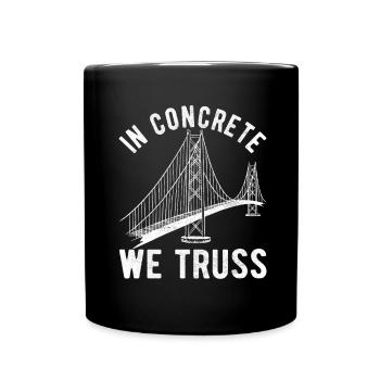Ingénieur des ponts Construction de ponts - Mug uni - noir - Devant