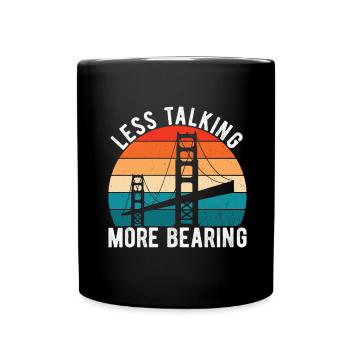 Bridge Engineer Bridge Construction - Full Colour Mug - black - Front