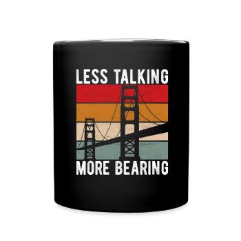 Bridge Engineer Bridge Construction - Full Colour Mug - black - Front