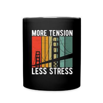 Bridge Engineer Bridge Construction - Full Colour Mug - black - Front