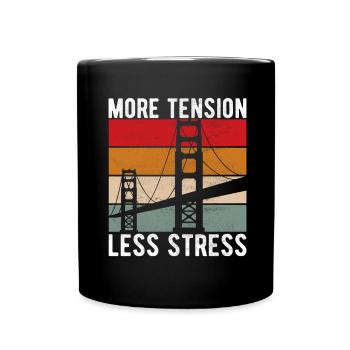 Ingénieur des ponts Construction de ponts - Mug uni - noir - Devant