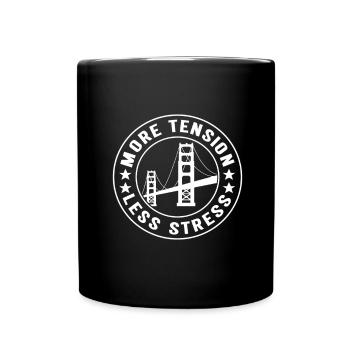 Bridge Engineer Bridge Construction - Full Colour Mug - black - Front