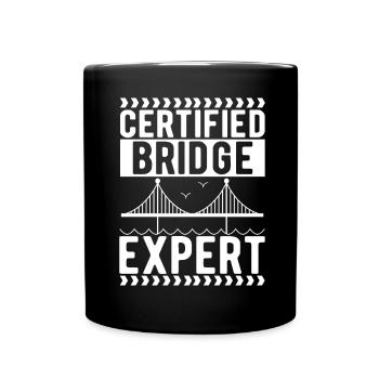 Ingénieur des ponts Construction de ponts - Mug uni - noir - Devant