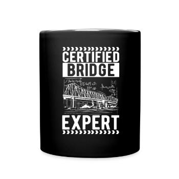 Ingénieur des ponts Construction de ponts - Mug uni - noir - Devant