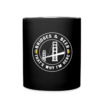 Ingénieur des ponts Construction de ponts - Mug uni - noir - Devant