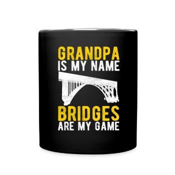 Ingénieur des ponts Construction de ponts - Mug uni - noir - Devant