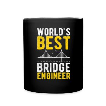 Ingénieur des ponts Construction de ponts - Mug uni - noir - Devant