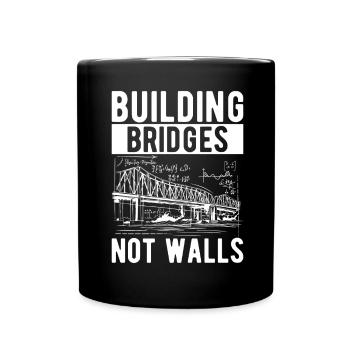 Ingénieur des ponts Construction de ponts - Mug uni - noir - Devant