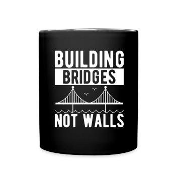 Bridge Engineer Bridge Construction - Full Colour Mug - black - Front