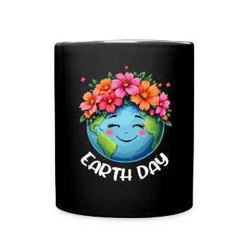 Earth Day Is Ever Day Climate Nature Environment Earth - Full Colour Mug - black - Front