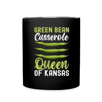 Green Bean Casserole - Full Colour Mug - black - Front