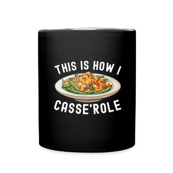 Green Bean Casserole - Full Colour Mug - black - Front