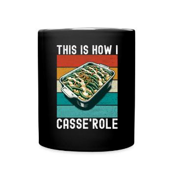 Green Bean Casserole - Full Colour Mug - black - Front