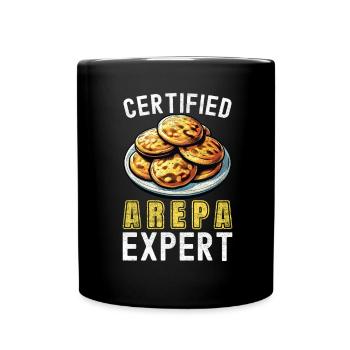 Venezuelan Arepas - Full Colour Mug - black - Front