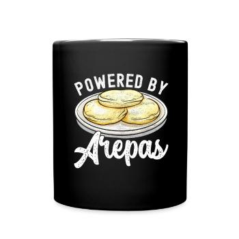 Venezuelan Arepas - Full Colour Mug - black - Front